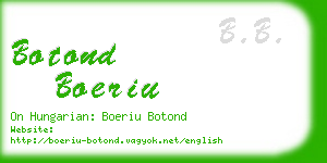 botond boeriu business card